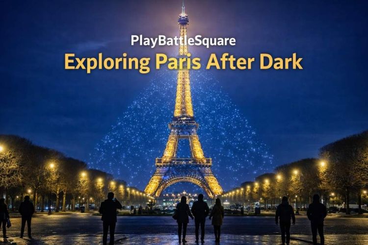 Playbattlesquare Exploring Paris After Dark